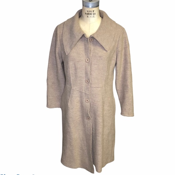Stella Carakasi S tan wool mid length jacket - Picture 1 of 5